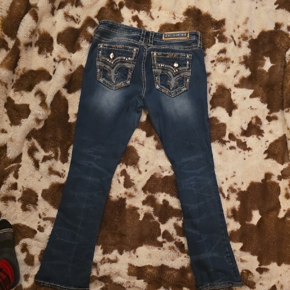 Rock Revival Dark Blue Boot Cut Jeans